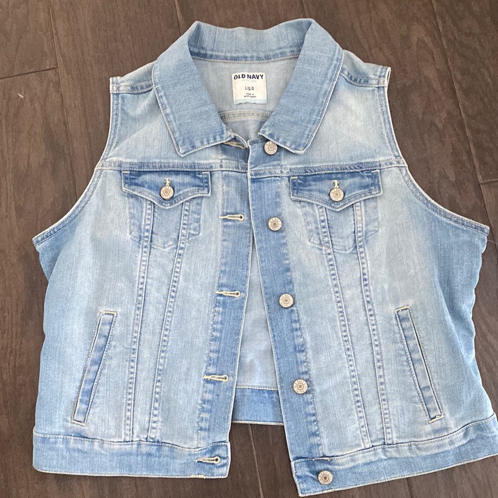 Old Navy denim vest